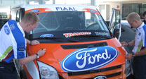 Hirvonen e Latvala espantados com a FORD TRANSIT TROPHY